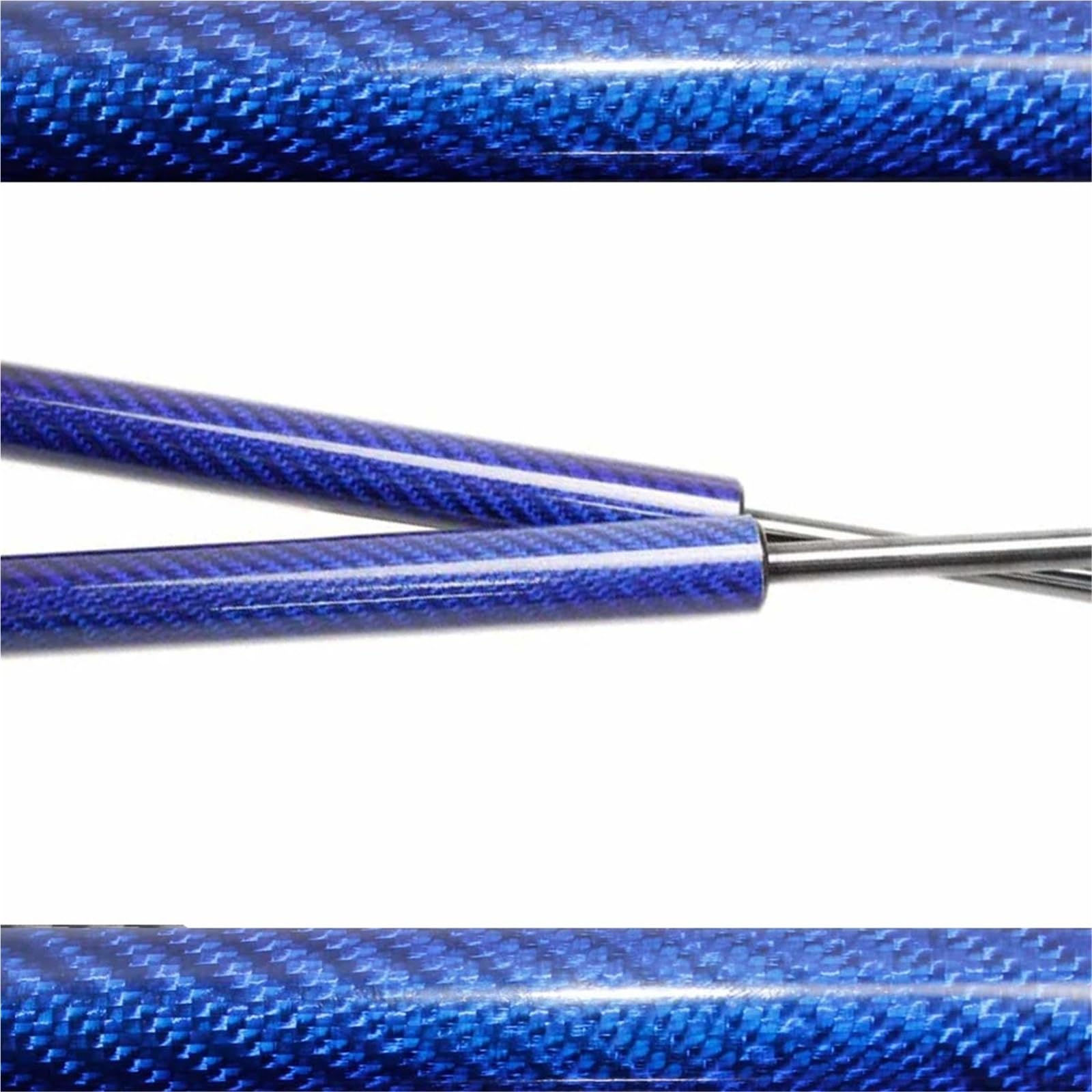 Hydraulische Gasdruckfeder Für Nissan Für Frontier Navara D40 Für Pathfinder R51 2004-2021 Front Hood Haube Änderung Gas Strut Lift Unterstützung Stoßdämpfer Frühling(Blue Carbon Fiber) von AVFORA