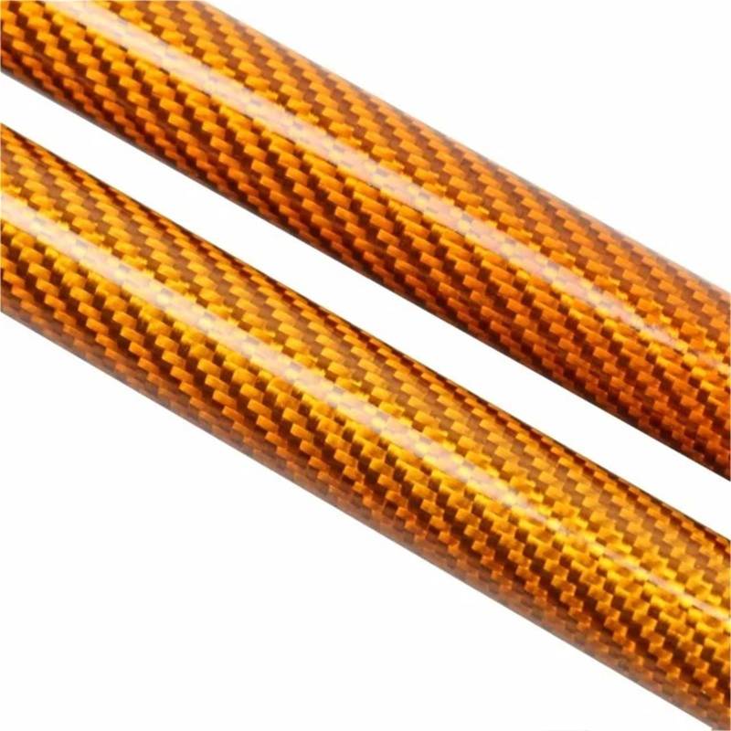 Hydraulische Gasdruckfeder Für Toyota Für Corolla E210 2018 2019 2020 2021 2022 2023 Haube Motorhaube Ändern Streben Lift Unterstützung Kolbenstange Prop Gas Quellen Dämpfer(Orange Carbon Fiber) von AVFORA