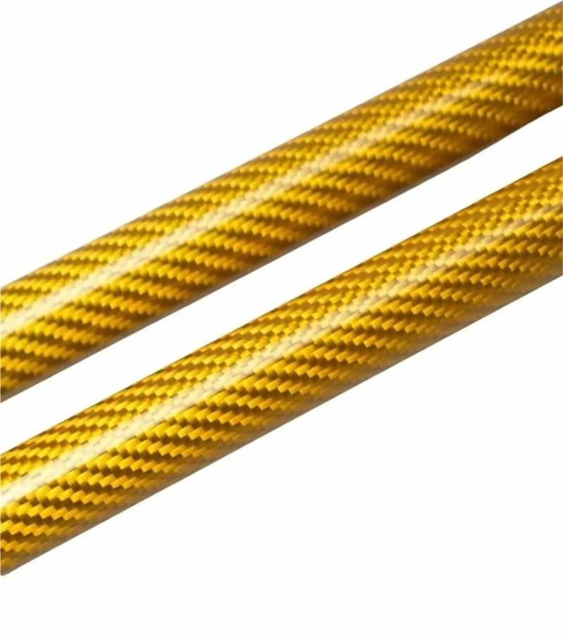 Hydraulische Gasdruckfeder Für Toyota Für Corolla E210 2018 2019 2020 2021 2022 2023 Haube Motorhaube Ändern Streben Lift Unterstützung Kolbenstange Prop Gas Quellen Dämpfer(Yellow Carbon Fiber) von AVFORA