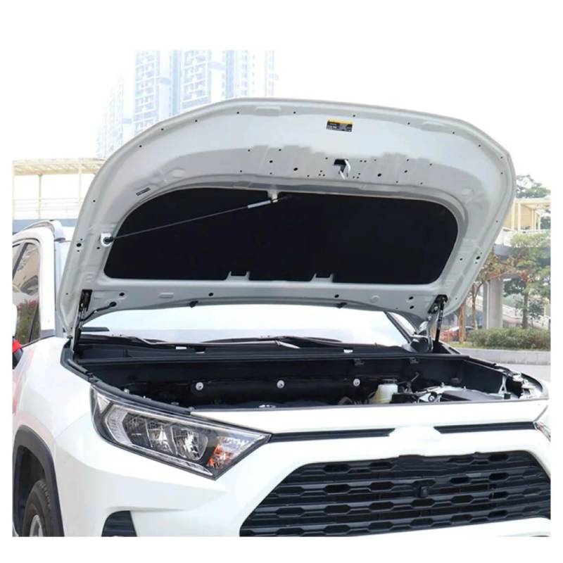 Hydraulische Gasdruckfeder Für Toyota Für RAV4 XA50 2019 2020 2021 2022 2023 2024 Motorhaube Haube Streben Ändern Dämpfer Lift Unterstützung Stoßdämpfer Kolben Stange Prop(Purple Carbon Fiber) von AVFORA