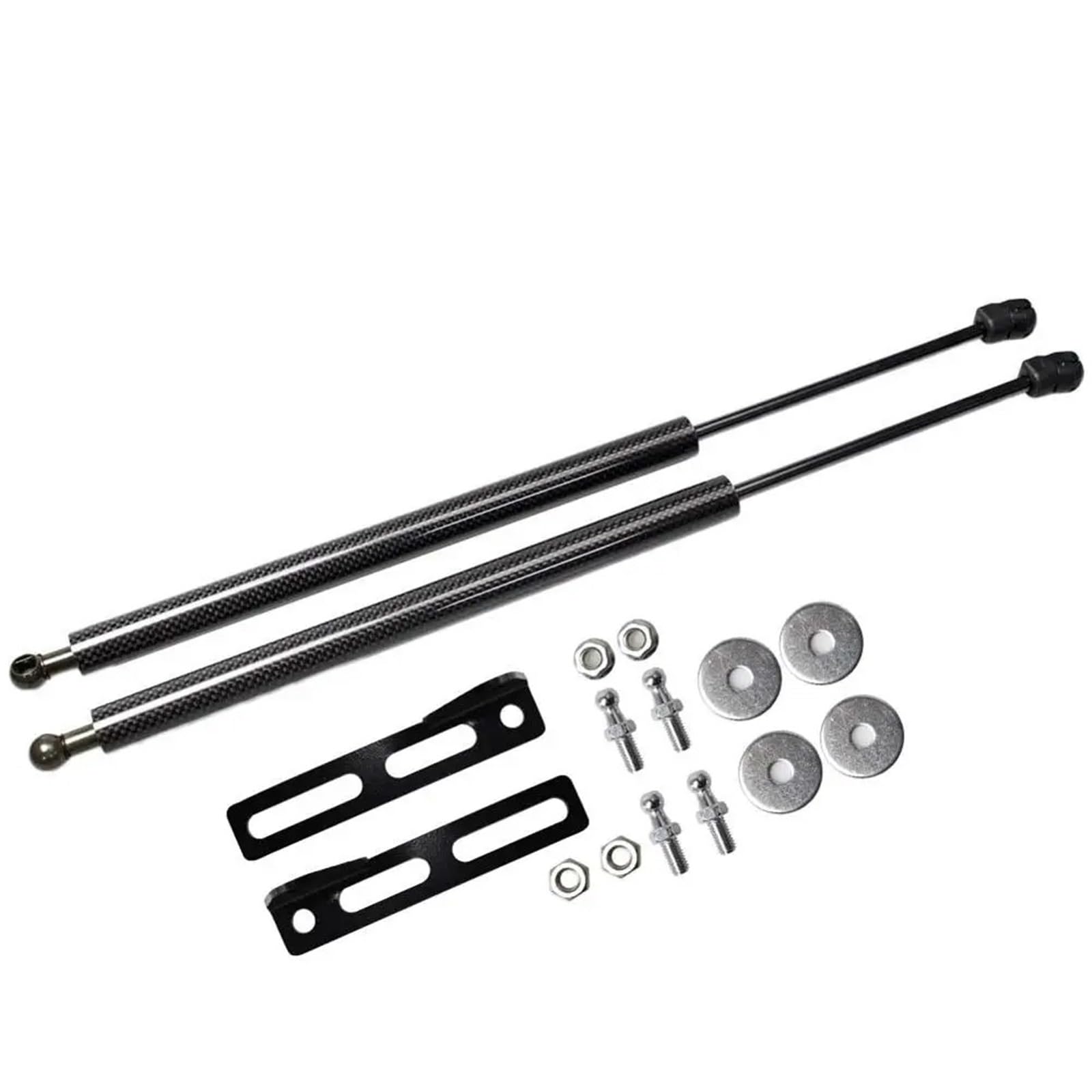 Hydraulische Gasdruckfeder Für VW Polo Mk5 6R 6C 2009-2017 Fronthaube Motorhaube Modifizieren Gasdruckfedern Schocks Kohlefaserdämpfer Lift Unterstützt Absorber(Blue Carbon Fiber) von AVFORA