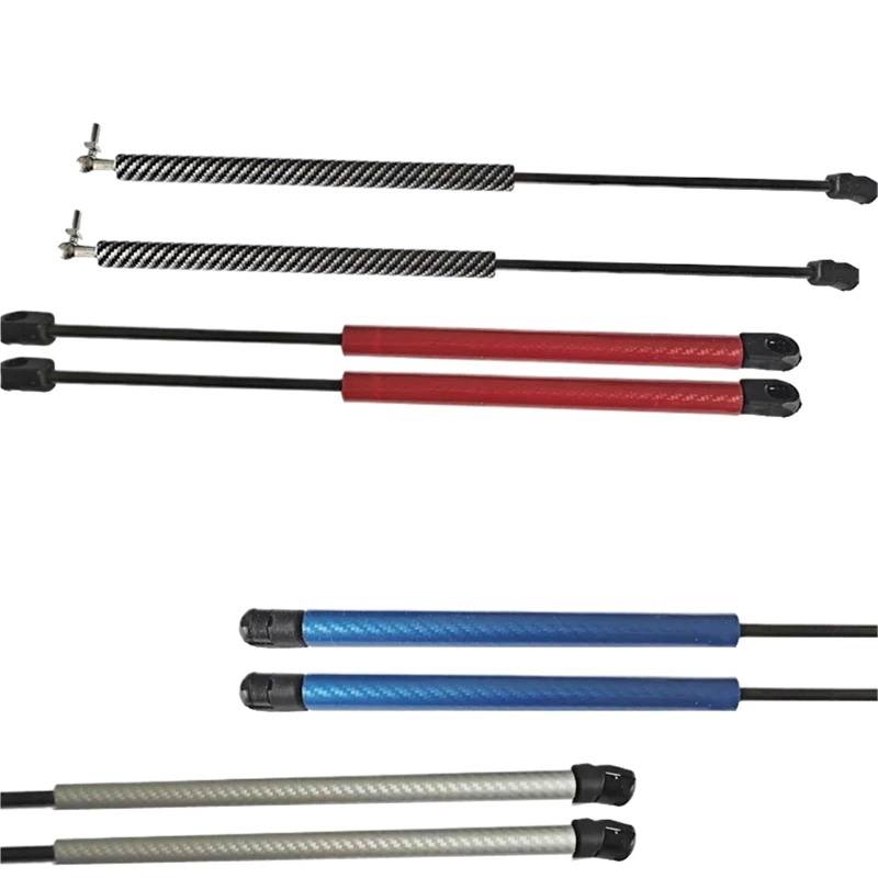 Hydraulische Gasdruckfeder Geeignet Für Mitsubishi Für Eclipse Für Kreuz 2018-2020 Auto Front Haube Gas Strut Hebe Hydraulische Stange Unterstützung Frühling(Carbon Fiber Black) von AVFORA