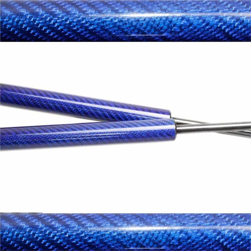 Hydraulische Gasdruckfeder Haubenstreben-Kit Für Hyundai Für Grand Starex 2007–2017 Vordere Motorhaube Modifizieren Stoßdämpfer Dämpfer Hebeunterstützung Kolbenstange Gasfeder(Blue Carbon Fiber) von AVFORA