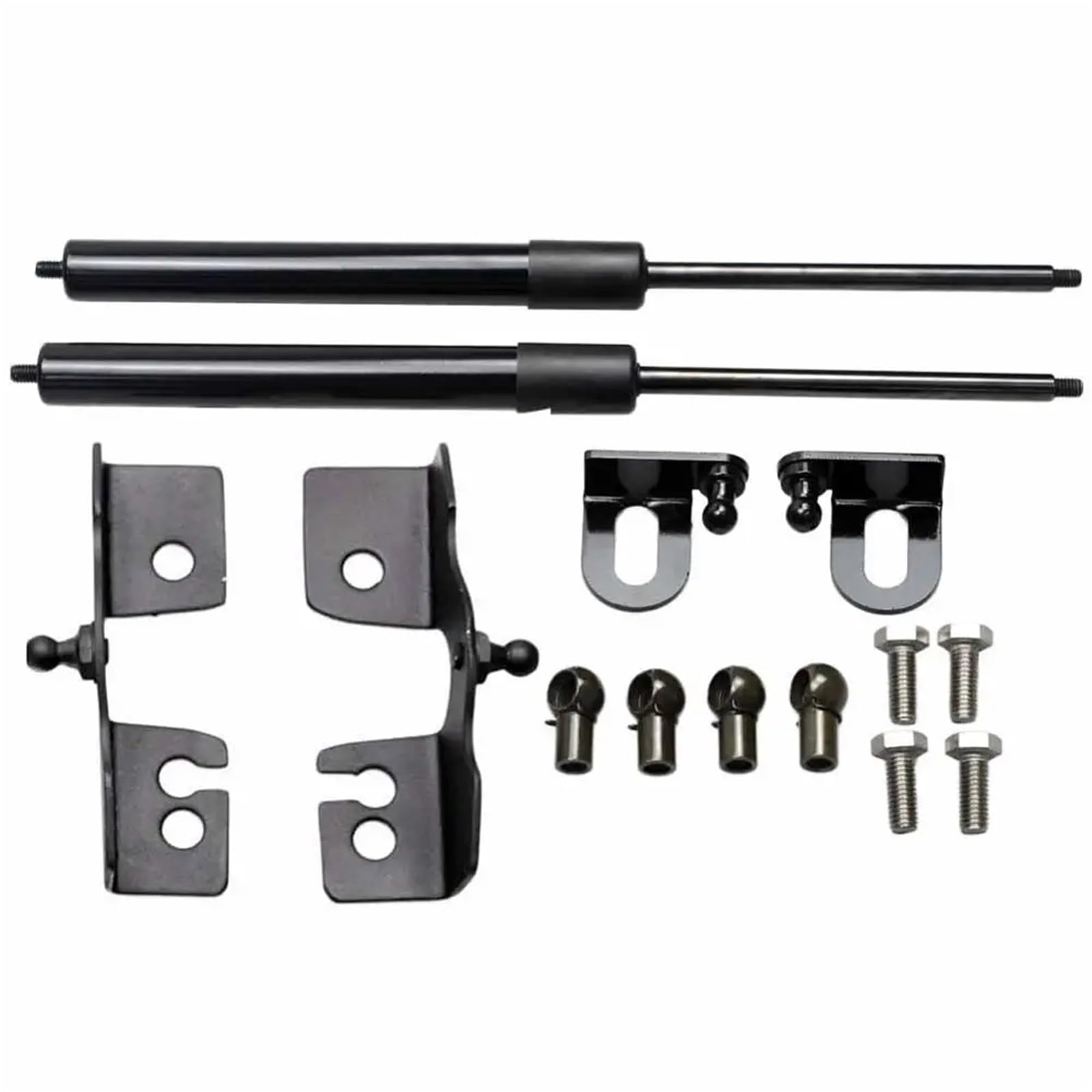 Hydraulische Gasdruckfeder Haubenstreben-Kit Für Mazda Für MX-5 ND MX5 Für Miata Roadster Vordere Motorhauben-Stoßdämpfer Gasfeder-Hebeunterstützung Unterstützt Kolben(Normal Black) von AVFORA