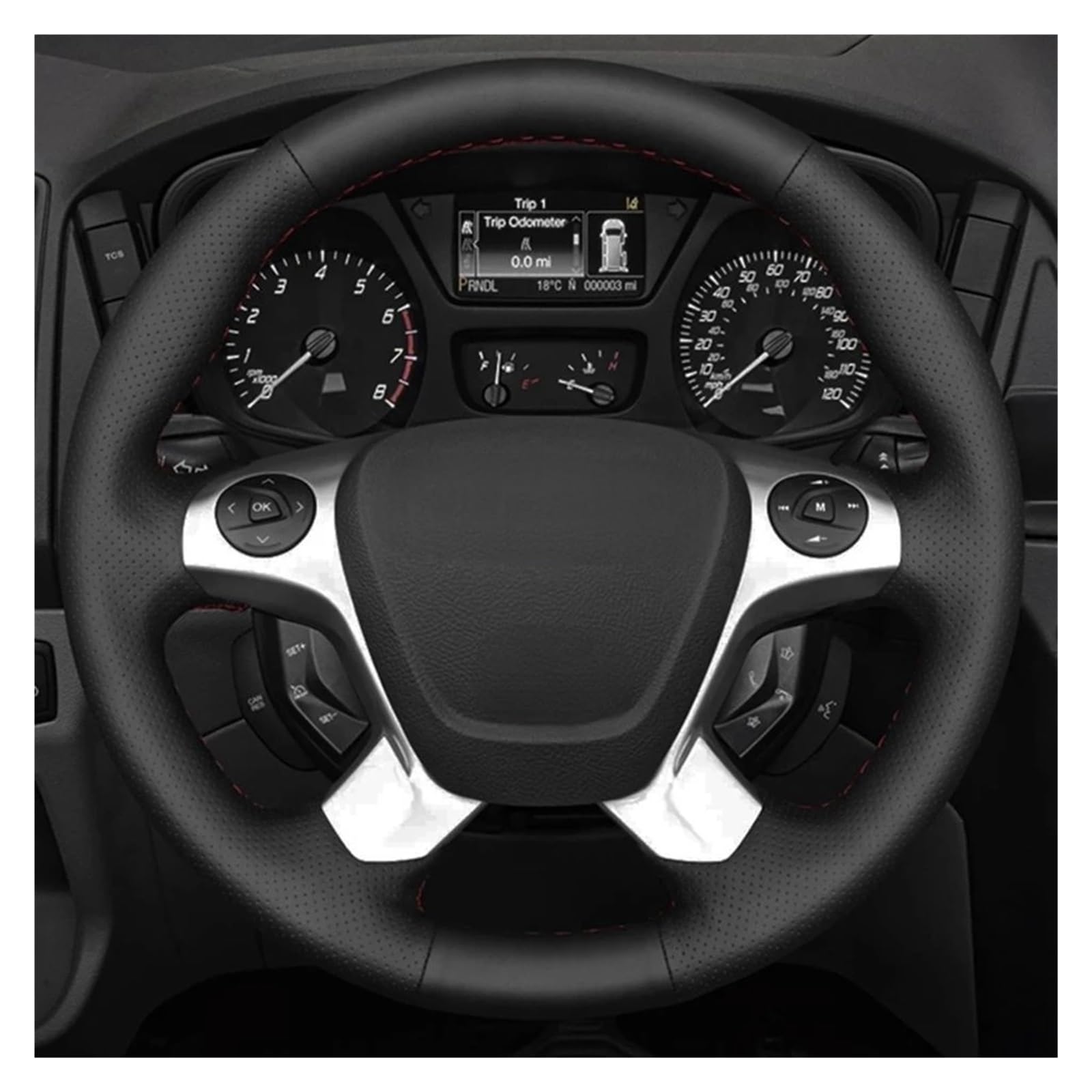 Lenkradhüllen Für Ford Für Transit Für Connect Tourneo Custom Für Grand Tourneo Connect 2014-2020 Auto Lenkrad Abdeckung Weiche Schwarz Künstliche Leder Lenkradabdeckung (Farbe : Red Blue Thread) Lenkradhüllen Für Ford Für Transit Für Connect Tourneo Custom Für Grand Tourneo Connect 2014-2020 Auto Lenkrad Abdeckung Weiche Schwarz Künstliche Leder Lenkradabdeckung (Farbe : Red Blue Thread) von AVFORA