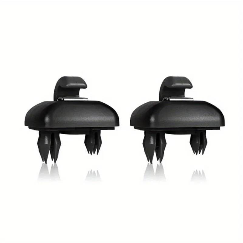 Sonnenblende Sonnenschutz 1PC Auto Sonnenblende Clip Halter Haken Halterung HangerGrey Innen Für A3 Für A4 LA6 LA7 Für Q5 Für Q3 TT 8U0857562A(Black-2pcs) von AVFORA