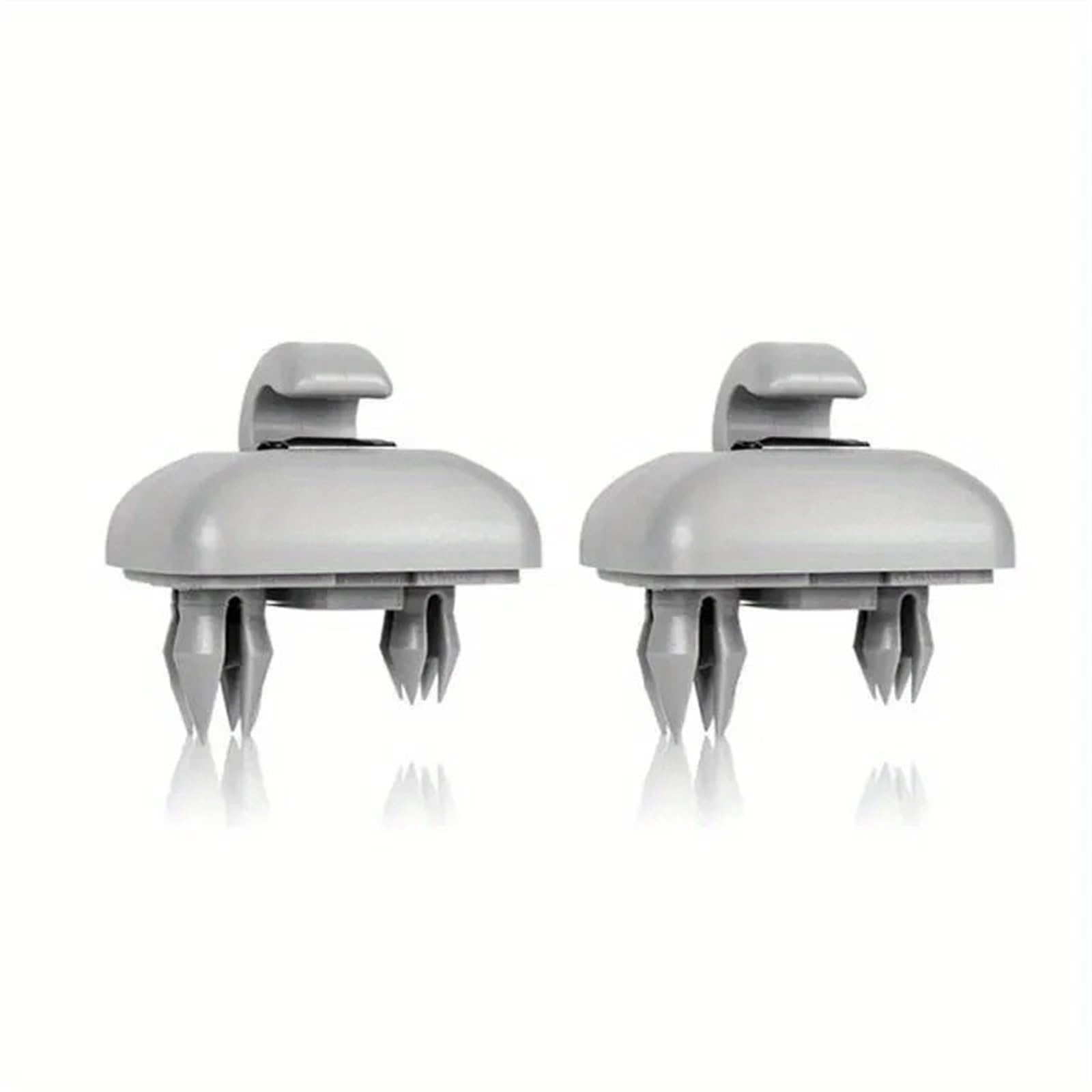Sonnenblende Sonnenschutz 1PC Auto Sonnenblende Clip Halter Haken Halterung HangerGrey Innen Für A3 Für A4 LA6 LA7 Für Q5 Für Q3 TT 8U0857562A(Gray-2pcs) von AVFORA