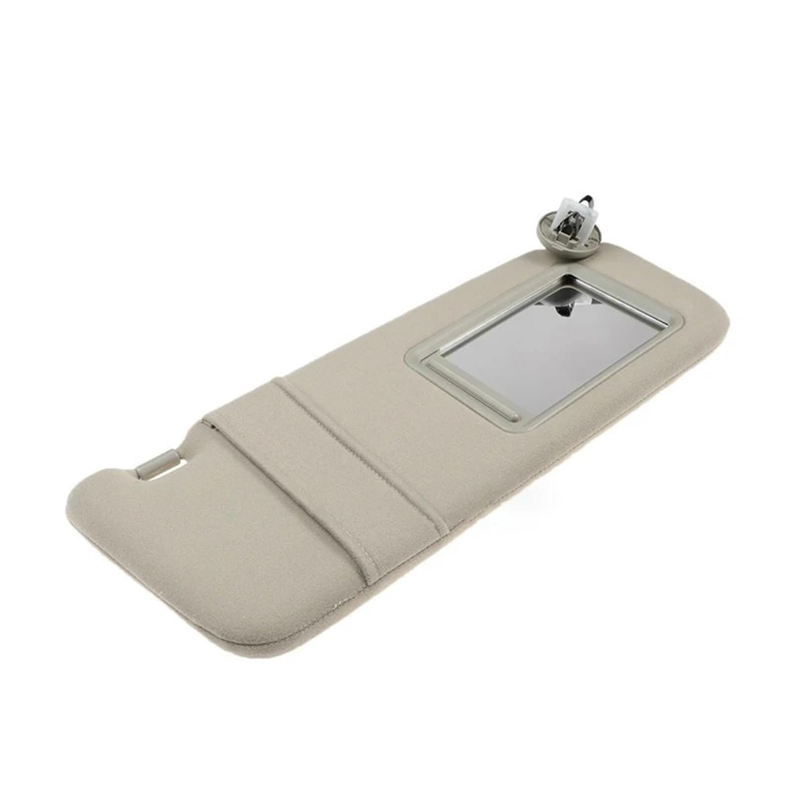Sonnenblende Sonnenschutz 1PC Auto Sonnenblende Mit Licht Zubehör Auto Sonnenschutz Beige Grau Sonnenblenden Für Toyota Für Camry 2007 2008 2009 2010 2011 74320-06800-B0(Beige Right) von AVFORA