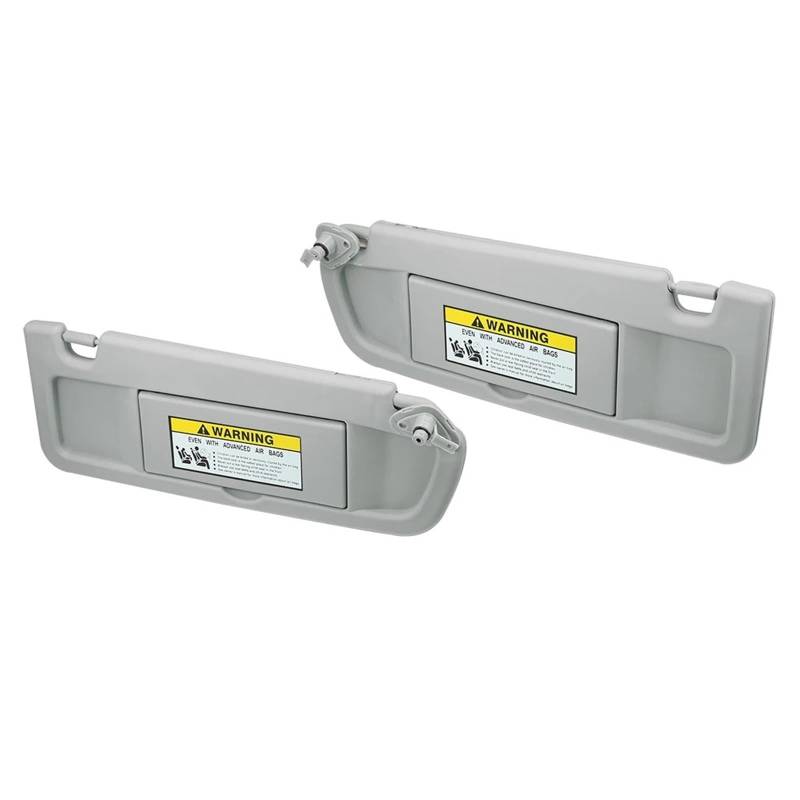Sonnenblende Sonnenschutz 2 * Auto-Sonnenblenden Links Fahrer Rechts Beifahrerseite Für Civic EX LX Limousine SI Coupe 2006-2008 2009 2010 2011 83280-SNA-01ZC 83230-SNA-A01ZC(Gray) von AVFORA
