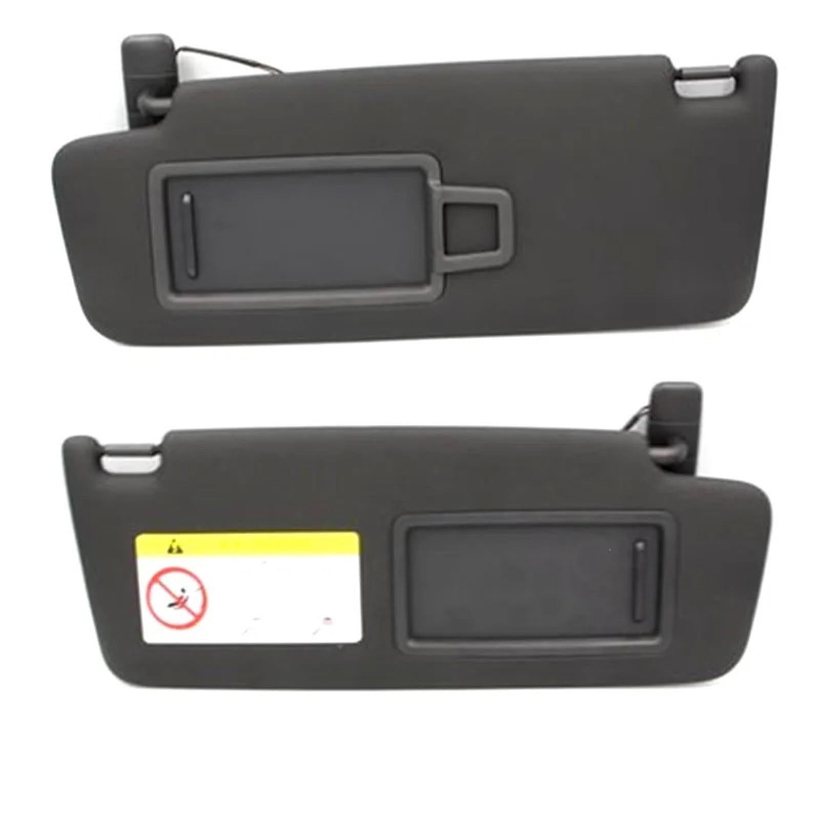 Sonnenblende Sonnenschutz Auto Innen Sonnenblende Links Mit Spiegel Auto Für VW Für Passat B8 Für Golf 7 SportsVan 2015 2016 2017 2018 2019(Black Left and Right) von AVFORA