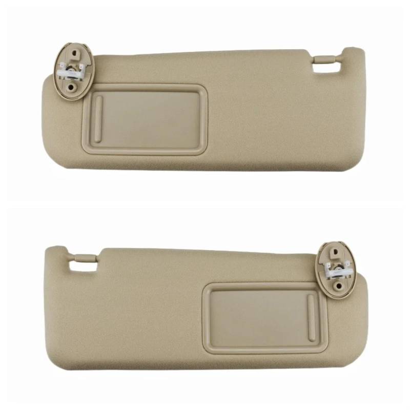 Sonnenblende Sonnenschutz Auto-Innenraum-Sonnenblenden Vorn Mit Lichtmontage Für Toyota Für Camry 2012 2013 2014 2015 2016 2017 74320-06610-B1 74320-06611-B2(Beige Left and Right) von AVFORA
