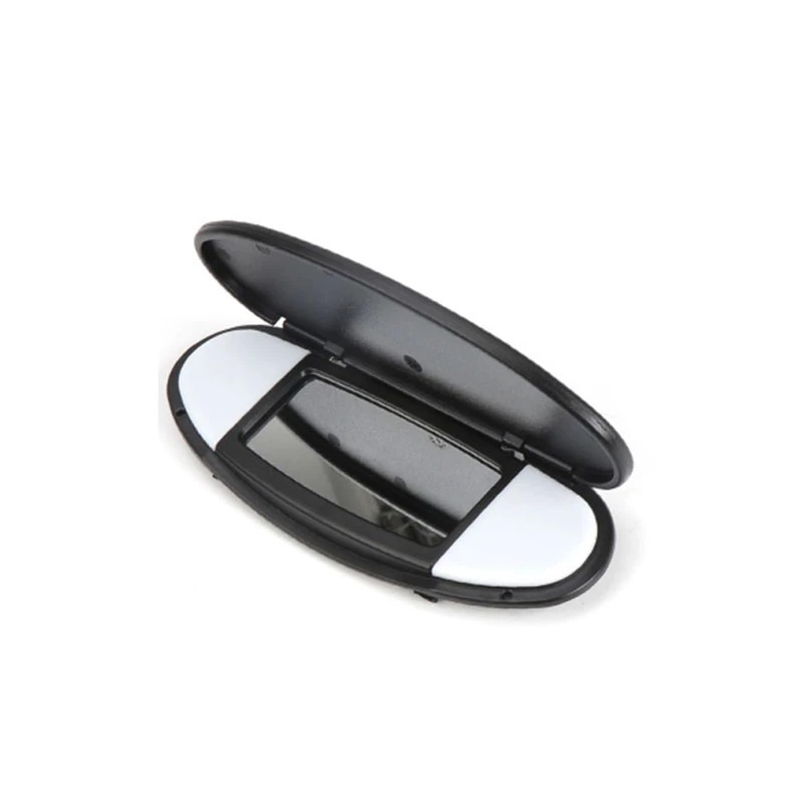 Sonnenblende Sonnenschutz Auto-Innenraum Vorne Dach Sonnenblende Make-up-Spiegel Mit Lichtabdeckung Für MINI Für Cooper S Für Einen JCW R55 R56 R57 R59 R60 2007-2013 2014(Black with lamp Cap) von AVFORA