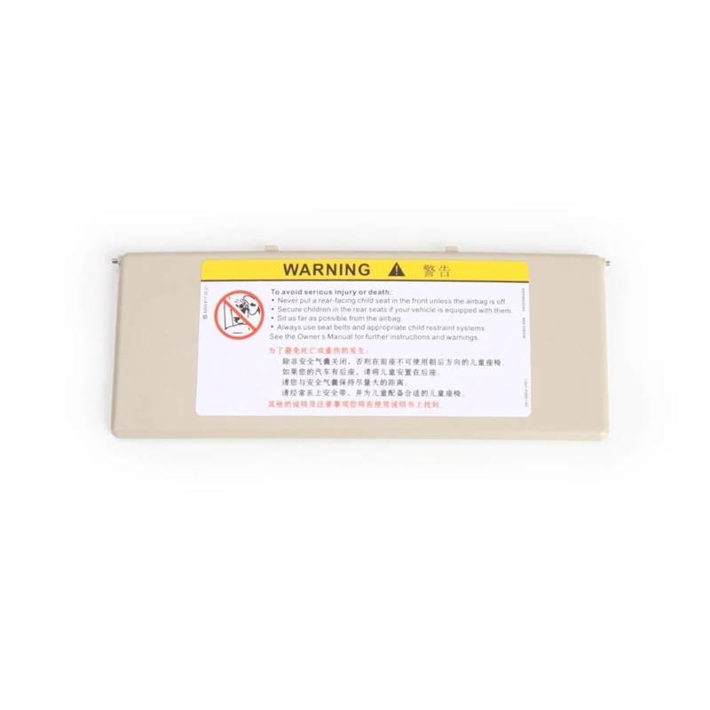 Sonnenblende Sonnenschutz Auto Innenspiegel Make-Up Spiegel Abdeckung Auto Sonnenschutz Visier Spiegel Abdeckung Für Peugeot 3008 4008 5008 308S 408 508(Light Beige) von AVFORA