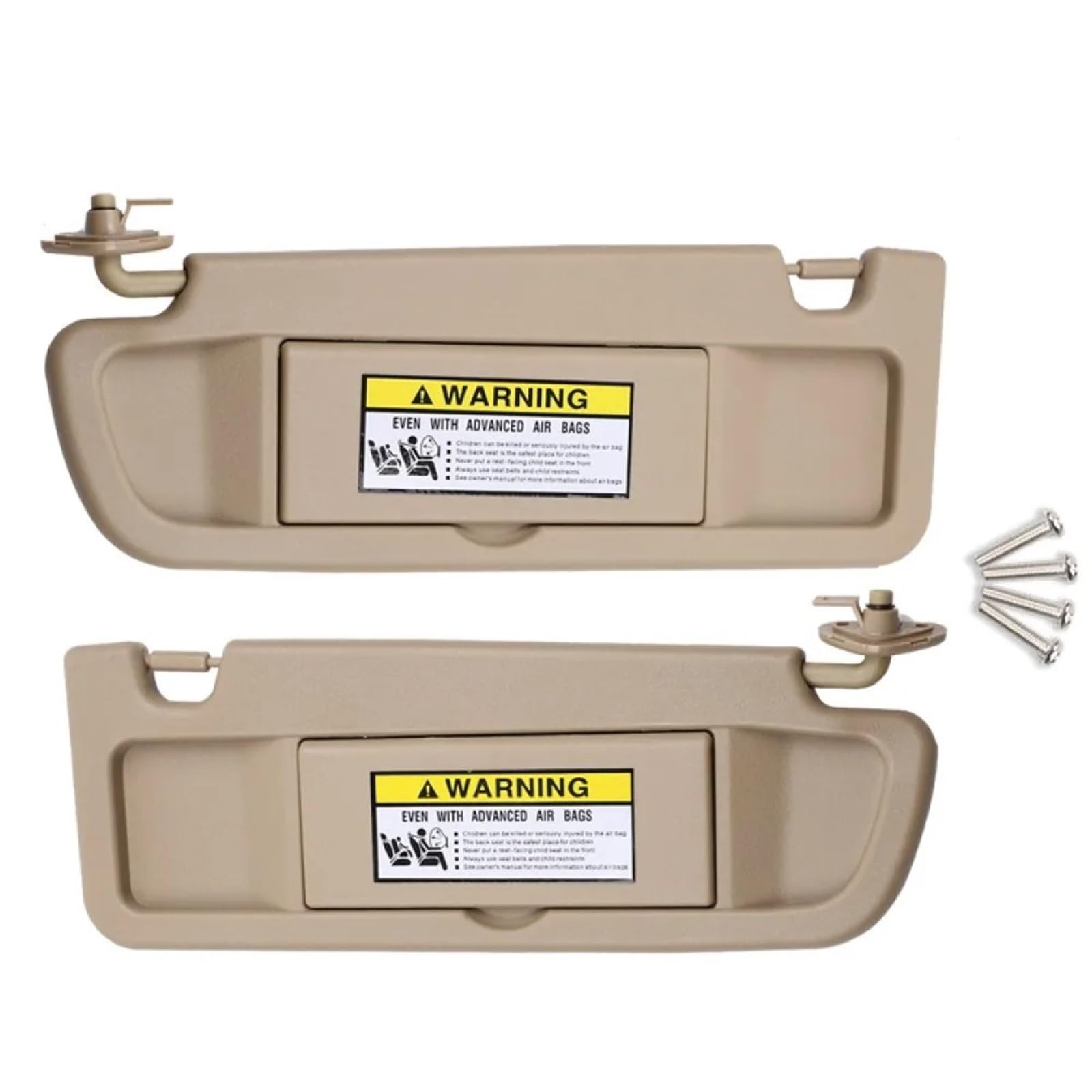 Sonnenblende Sonnenschutz Auto Sonnenblende Beige Grau Links Rechts Seite Fahrerseite Beifahrerseite Für Civic 2006 2007 2008 2009 2010 2011 83280SNAA01ZA(Beige Left and Right) von AVFORA