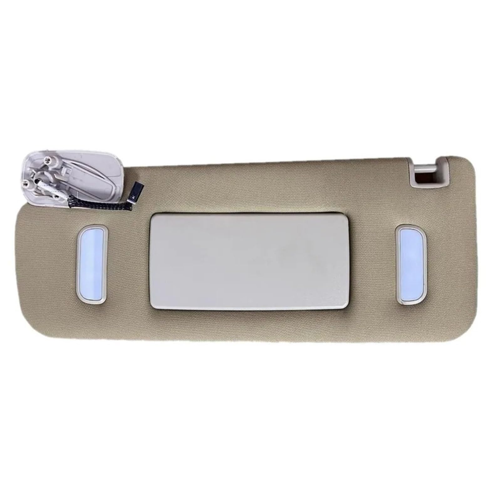 Sonnenblende Sonnenschutz Auto Sonnenblende Beige Linke Seite Rechte Seite Fahrer Beifahrerseite Für GMC Yukon Für Sierra 2007 2008 2009 2010 2011 2012 2013 2014(Beige Left) von AVFORA
