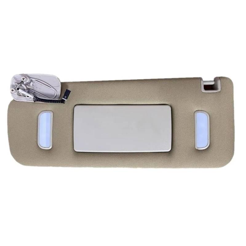 Sonnenblende Sonnenschutz Auto Sonnenblende Beige Linke Seite Rechte Seite Fahrer Beifahrerseite Für GMC Yukon Für Sierra 2007 2008 2009 2010 2011 2012 2013 2014(Beige Left) von AVFORA