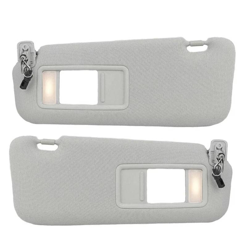 Sonnenblende Sonnenschutz Auto Sonnenblende Linke Seite Rechte Seite Fahrerseite Beifahrerseite Sonnenblende Schatten Für Mazda Für CX-9 CX9 2010 2011 2012 2013 2014 2015(Grey Left and Right) von AVFORA