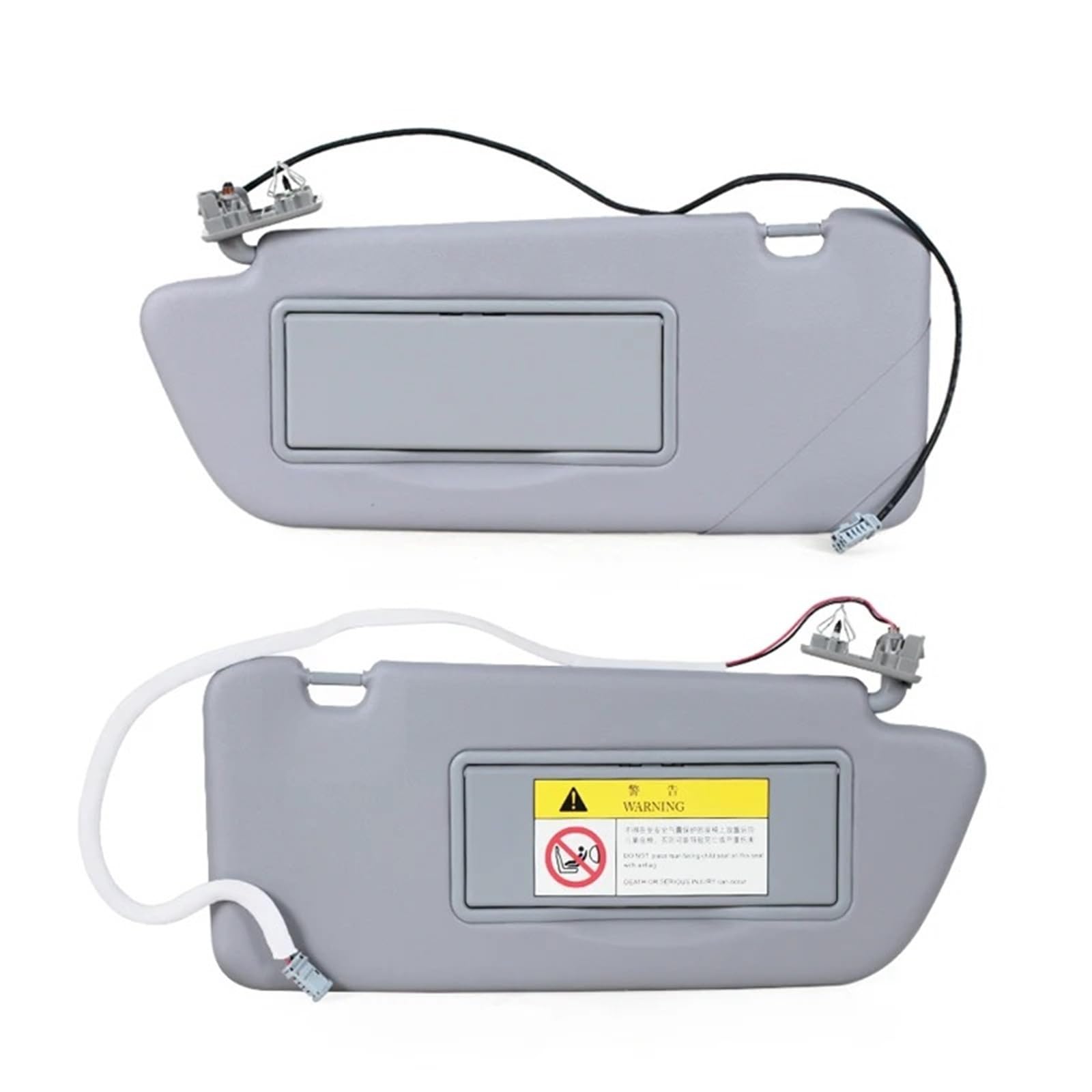 Sonnenblende Sonnenschutz Auto Sonnenblende Zubehör Mit Licht Für Citroen Für C5 Für Peugeot 2008 3008 301 308 308S 408 508 8163EG 98158116ZQ 98158119ZQ(Left and Right) von AVFORA