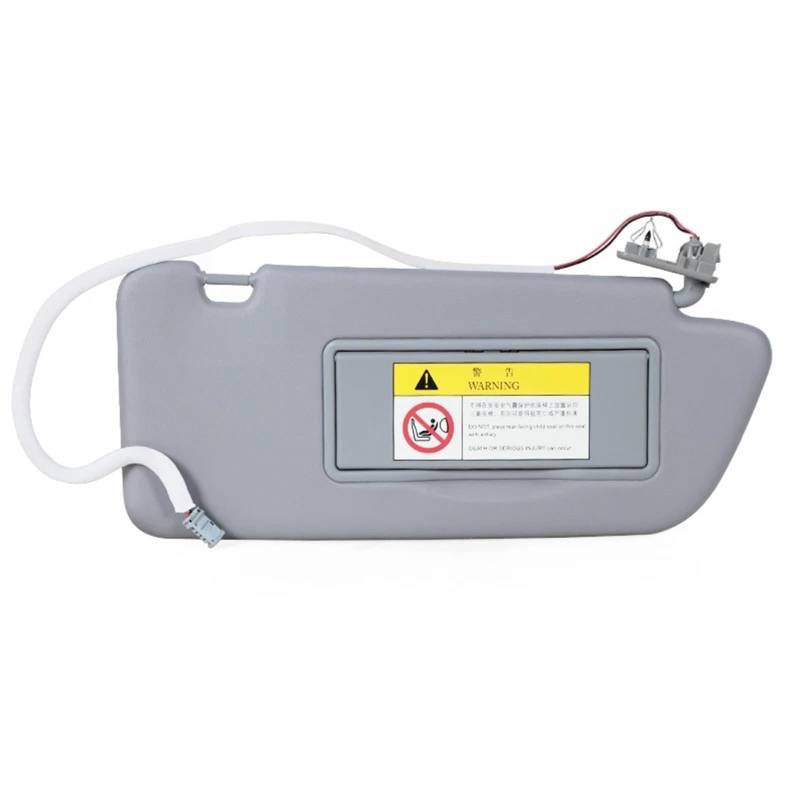 Sonnenblende Sonnenschutz Auto Sonnenblende Zubehör Mit Licht Für Citroen Für C5 Für Peugeot 2008 3008 301 308 308S 408 508 8163EG 98158116ZQ 98158119ZQ(Only Right) von AVFORA