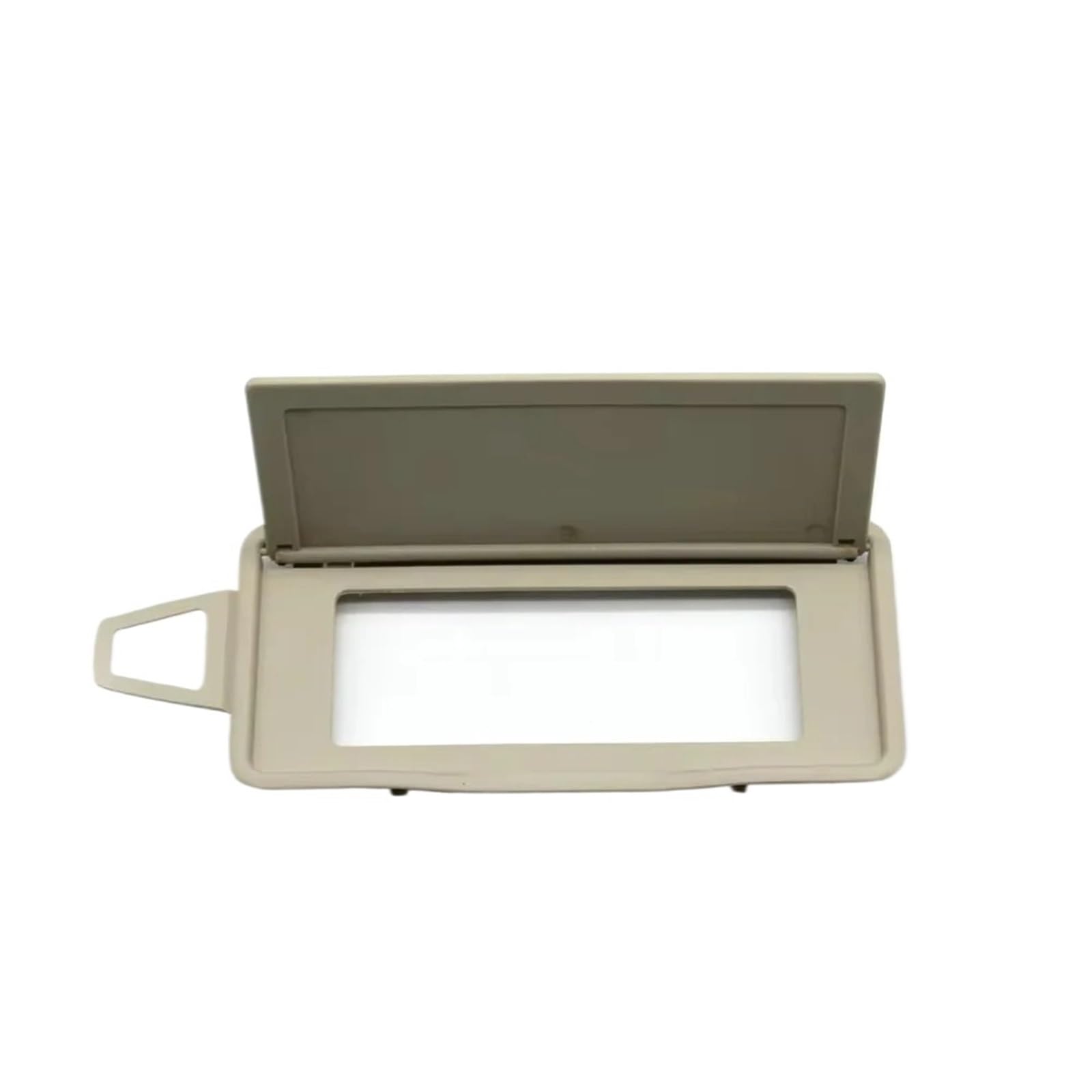 Sonnenblende Sonnenschutz Auto-Sonnendach-Schatten-Sonnenblende-Abdeckung Make-up-Spiegel-Halter-Panel-Abdeckung Für Benz S-Klasse S350 S500 S600 W220 1998-2003 2004 2005(Light Beige R) von AVFORA