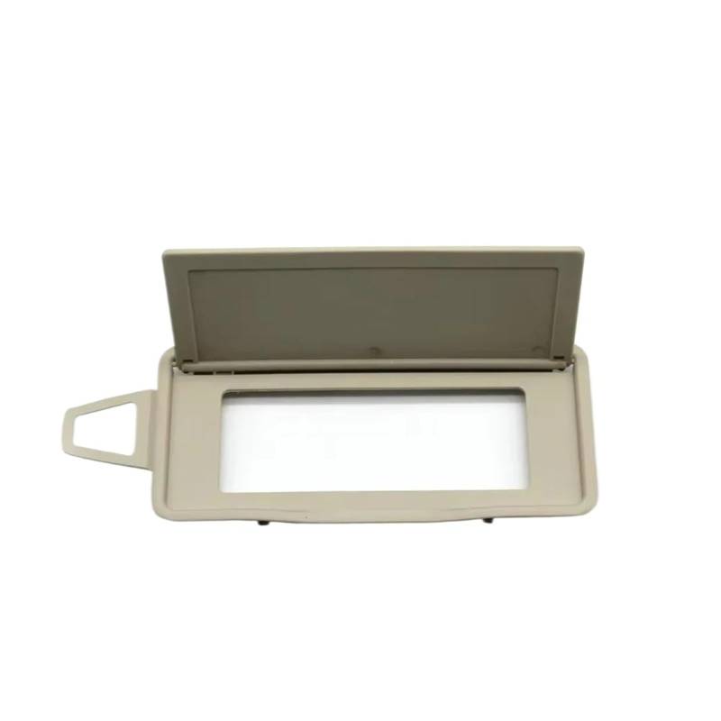 Sonnenblende Sonnenschutz Auto-Sonnendach-Schatten-Sonnenblende-Abdeckung Make-up-Spiegel-Halter-Panel-Abdeckung Für Benz S-Klasse S350 S500 S600 W220 1998-2003 2004 2005(Light Beige R) von AVFORA
