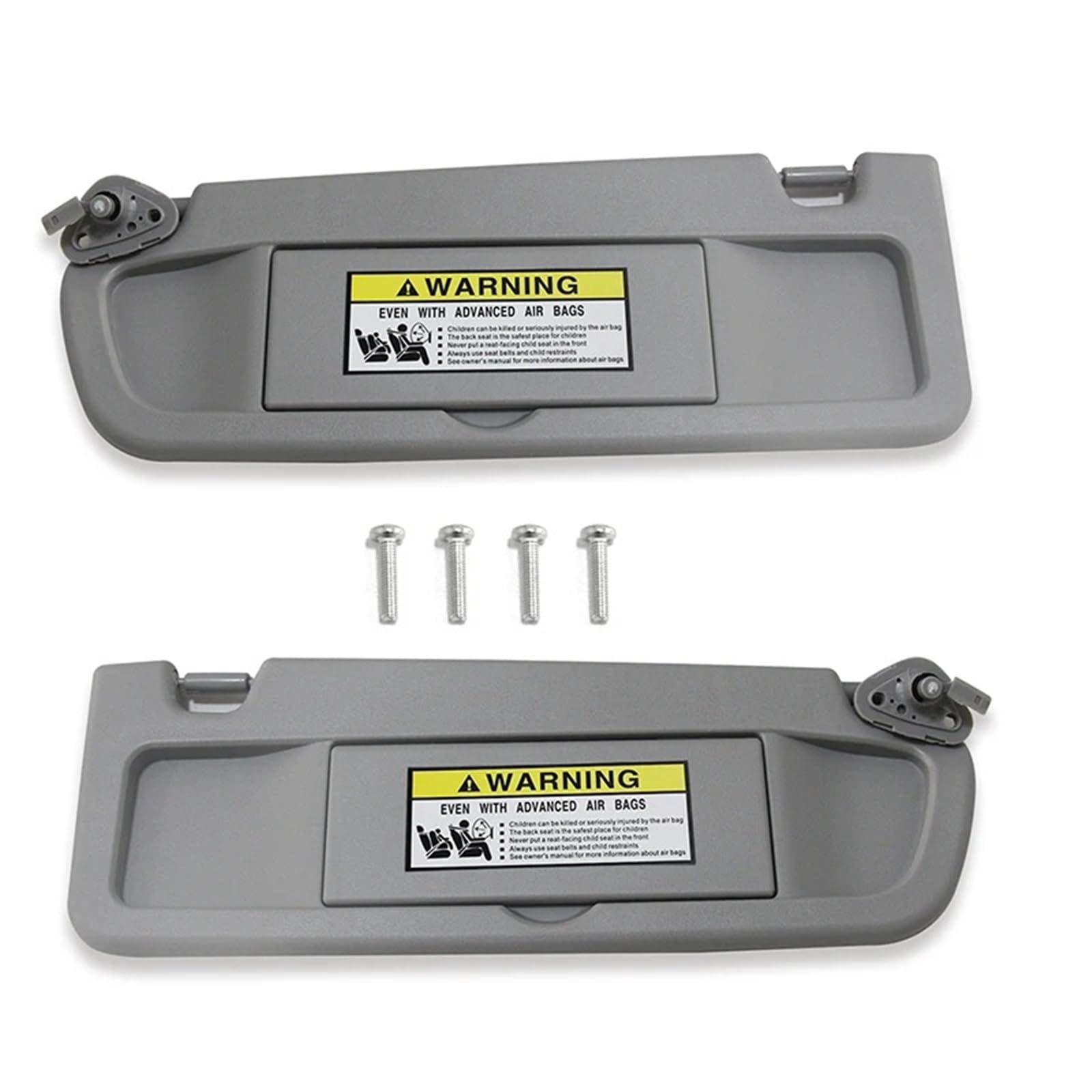 Sonnenblende Sonnenschutz Autozubehör Beidseitige Sonnenblende Visier-Baugruppe Beige Für Civic 2006 2007 2008 2009 2010 2011(Silber) von AVFORA