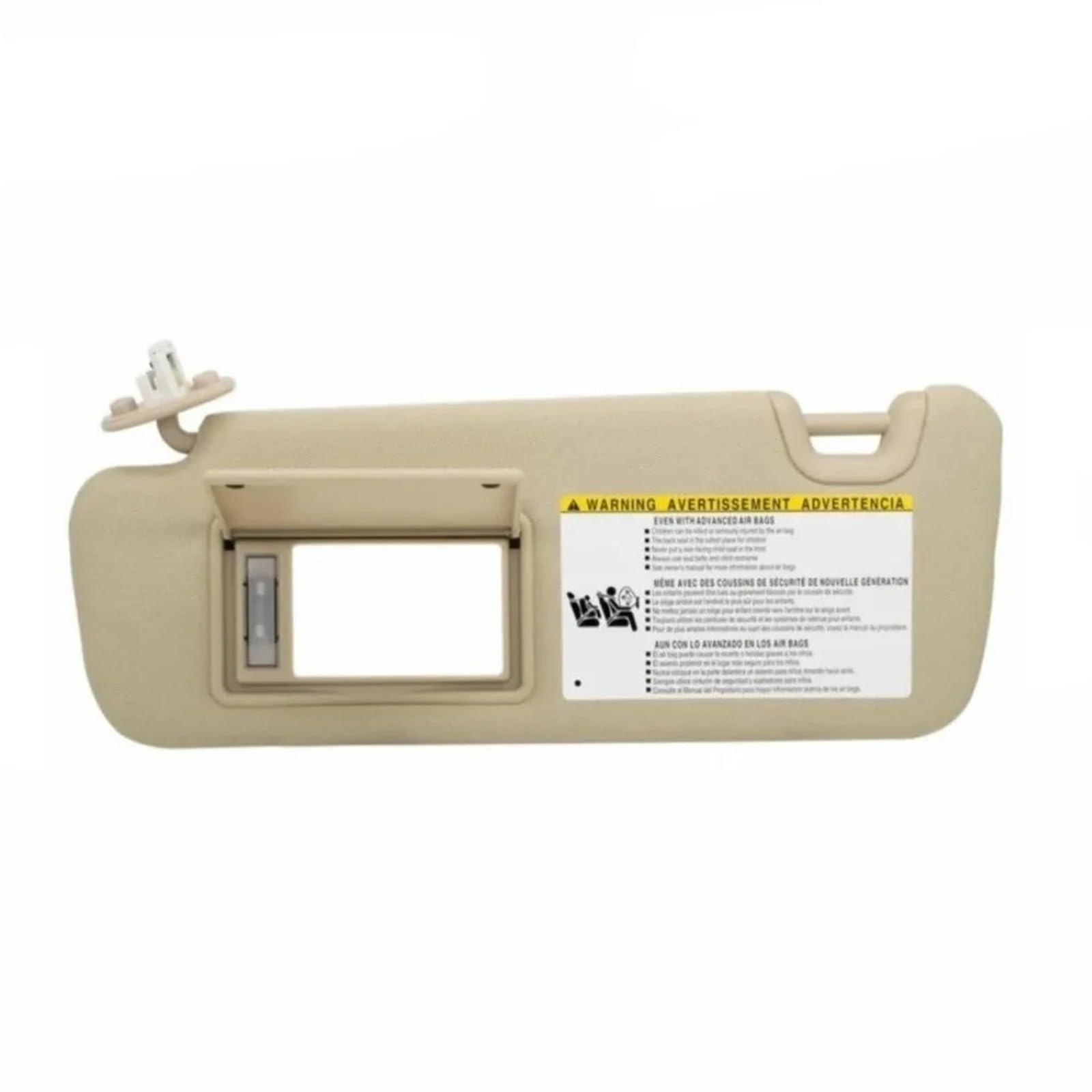 Sonnenblende Sonnenschutz Beige Graue Sonnenblende Links Rechts Fahrerseite Beifahrerseite Für Toyota Für Highlander 2014 2015 2016 2017 2018 2019(Beige Left) von AVFORA