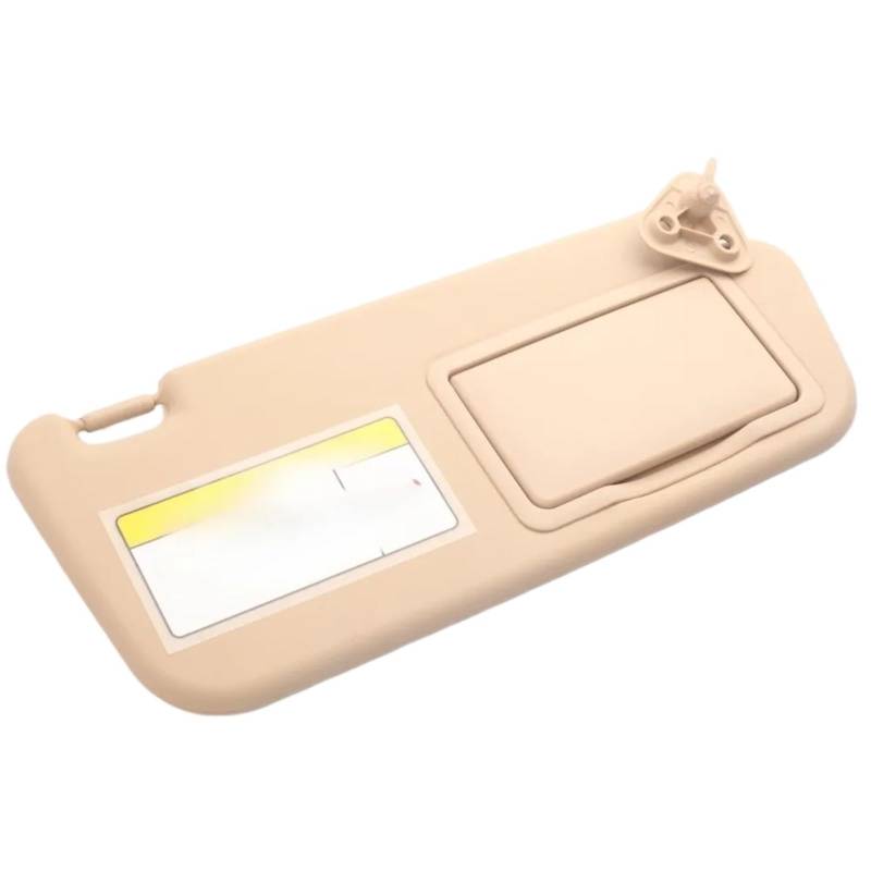 Sonnenblende Sonnenschutz Beige Sonnenblende Frontscheibe Sonnenblende Fahrer Beifahrer Kosmetikspiegel Für Hyundai Für Elantra 85201-08001XU 85202-08500XU(Recht) von AVFORA