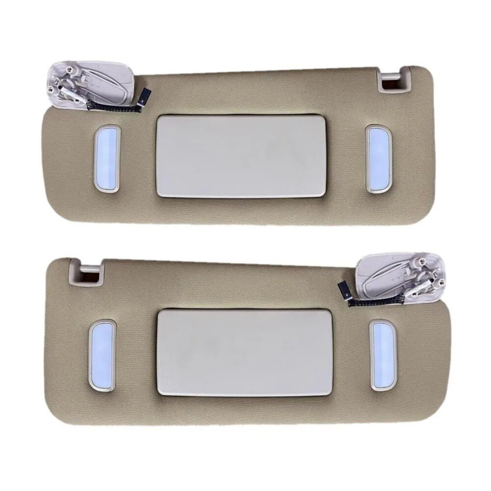 Sonnenblende Sonnenschutz Beige Sonnenblende Linke Seite Rechte Seite Für Cadillac Für Escalade 2007 2008 2009 2010 2011 2012 2013 2014(Beige Left and Right) von AVFORA