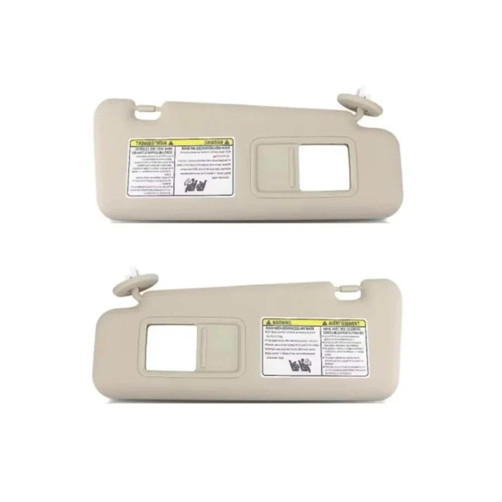 Sonnenblende Sonnenschutz Ersatz Der Sonnenblende Links Und Rechts Kompatibel Mit Für Toyota Für Venza 2009 2010 2012 2013 2014 2015 74320-0T020-A1 743200T022A1(Gray Right) von AVFORA