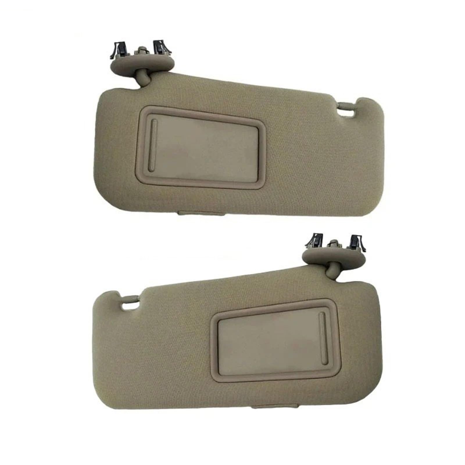Sonnenblende Sonnenschutz Geeignet Sonnenblende Eitelkeit Spiegel Innen Auto Zubehör Für Toyota Für Corolla 2007 2008 2009 2010 2012 2013 74320-02711-E0(Beige Left and Right) von AVFORA