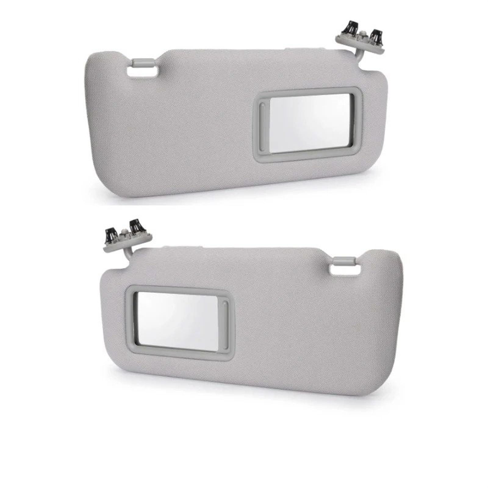Sonnenblende Sonnenschutz Geeignet Sonnenblende Eitelkeit Spiegel Innen Auto Zubehör Für Toyota Für Corolla 2007 2008 2009 2010 2012 2013 74320-02711-E0(Grey Left and Right) von AVFORA