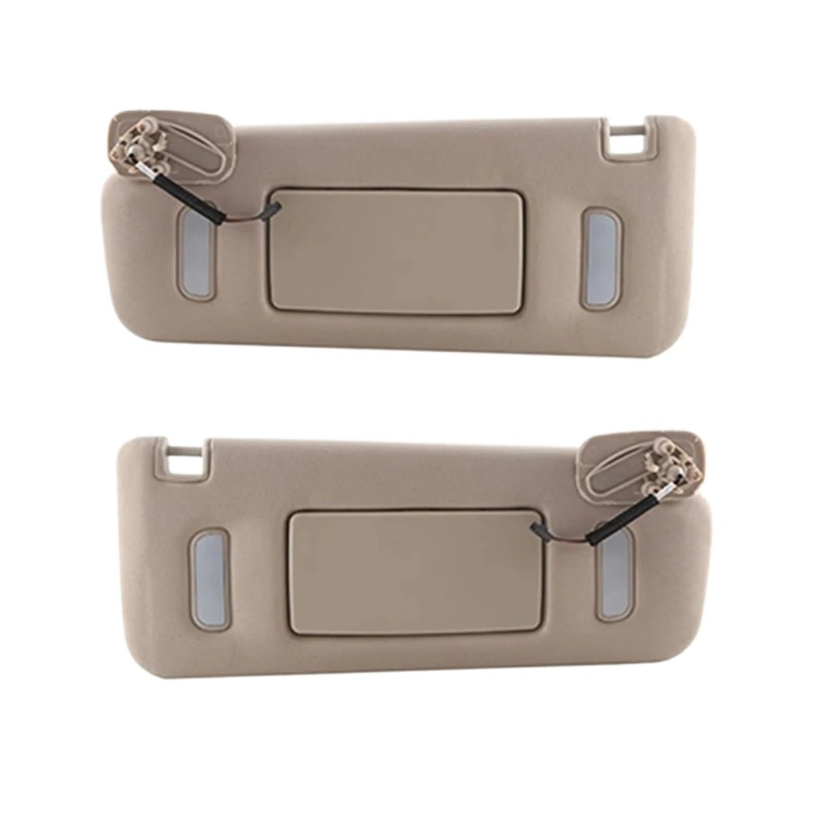 Sonnenblende Sonnenschutz Geeignetes Kosmetikspiegel-Autozubehör Für Chevrolet 2007 2008 2009 2010 2011 2012 2013 2014 22850306(Beige Left and Right) von AVFORA