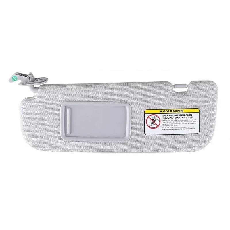 Sonnenblende Sonnenschutz Grau Beige Auto Sonnenblende Mit Spiegel Fahrer Beifahrer Links Rechts Seite Für Hyundai Für Elantra MD 2011 2012 2013 2014 2015(Grey Left) von AVFORA