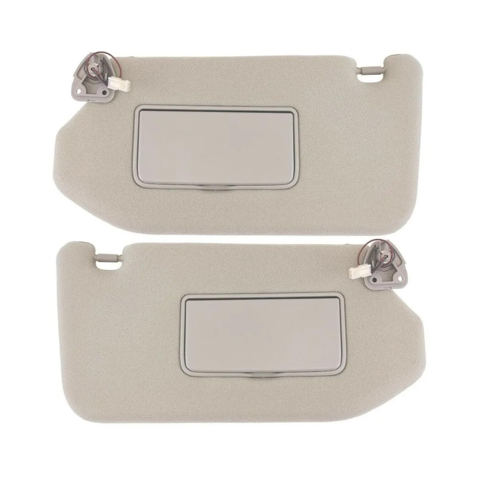 Sonnenblende Sonnenschutz Grau Beige Auto Sonnenblende Schatten Links Rechts Fahrerseite Für Infiniti QX60 JX35 2014 2015 2016 2017(A Pair of Beige) von AVFORA
