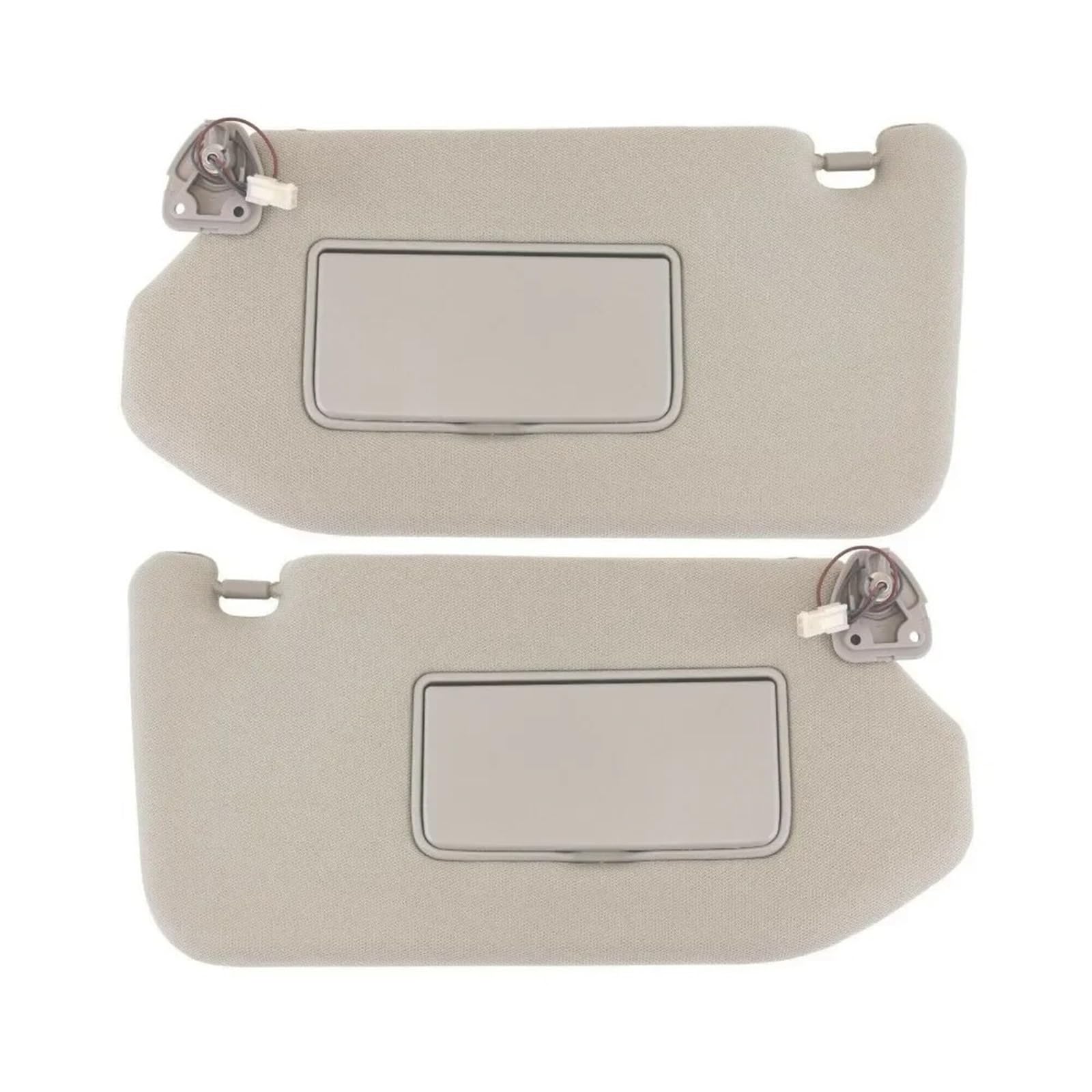 Sonnenblende Sonnenschutz Grau Beige Sonnenblende Fahrerseite Beifahrerseite Links Rechts Seite Für Infiniti QX60 JX35 2013 2014 2015 2016 2017 2018(Beige Left and Right) von AVFORA