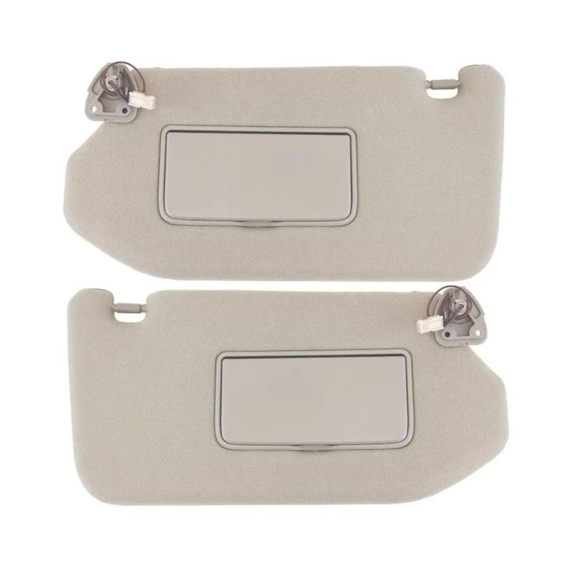 Sonnenblende Sonnenschutz Grau Beige Sonnenblende Fahrerseite Beifahrerseite Links Rechts Seite Für Infiniti QX60 JX35 2013 2014 2015 2016 2017 2018(Beige Left and Right) von AVFORA