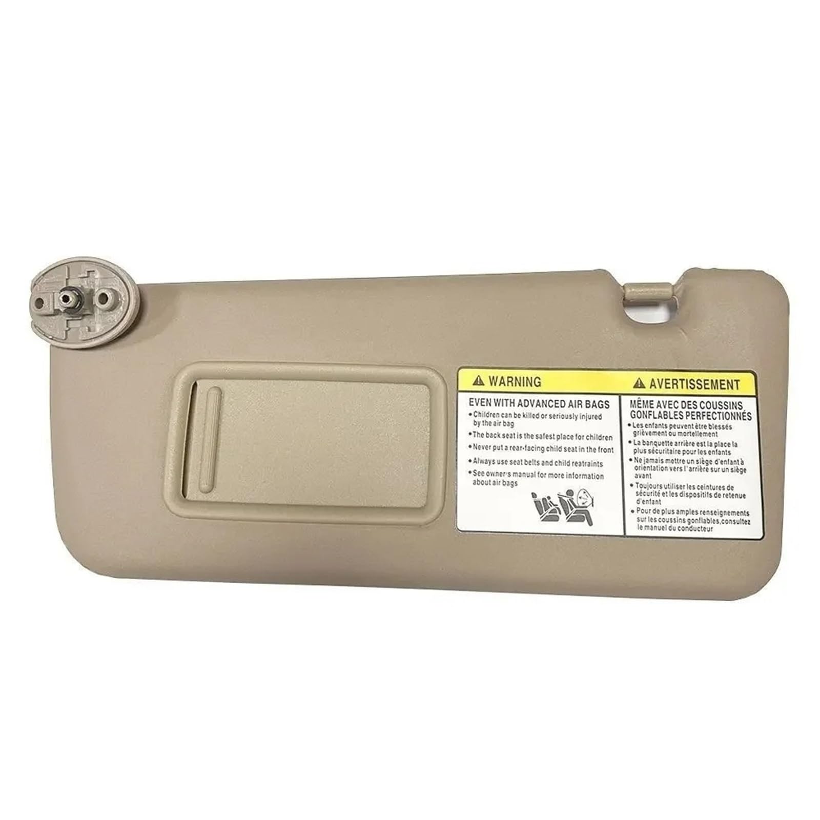 Sonnenblende Sonnenschutz Grau Beige Sonnenblende Linke Seite Rechte Seite Fahrerseite Beifahrerseite Für Toyota Für RAV4 2004 2005 74320-42420-B0(Beige Left) von AVFORA