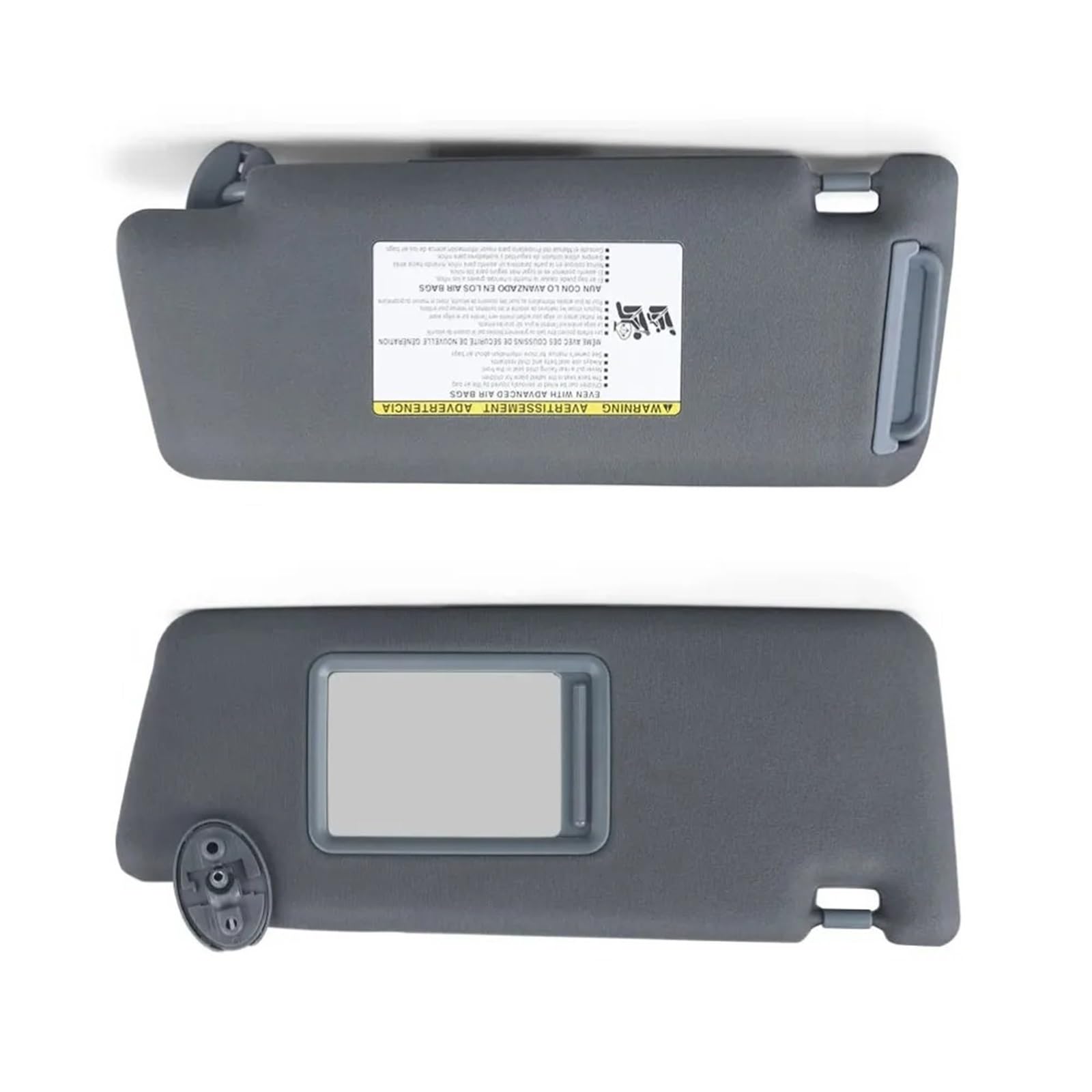 Sonnenblende Sonnenschutz Mit Spiegel-Sonnenblende Linke Fahrer- Und Rechte Beifahrerseite Für Toyota Für Tacoma 2005–2010 2011 2012 2013 2014 74320-04181-B1 74310-04081-B0(Gray Left Right Set) von AVFORA
