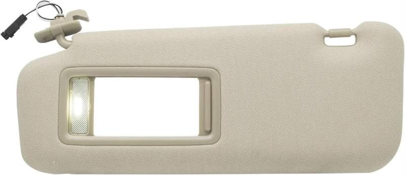 Sonnenblende Sonnenschutz Schild Sonnenschirm Sonnenblende Links Rechts Fahrer Beifahrerseite Schatten Für Mazda Für CX-9 CX9 2010 2011 2012 2013 2014 2015 TDY1-69-320(Left Beige) von AVFORA