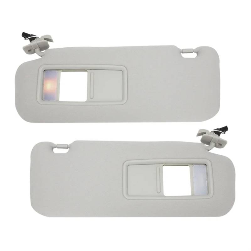Sonnenblende Sonnenschutz Schild Sonnenschirm Sonnenblende Links Rechts Fahrer Beifahrerseite Schatten Für Mazda Für CX-9 CX9 2010 2011 2012 2013 2014 2015 TDY1-69-320(Left and Right Gray) von AVFORA