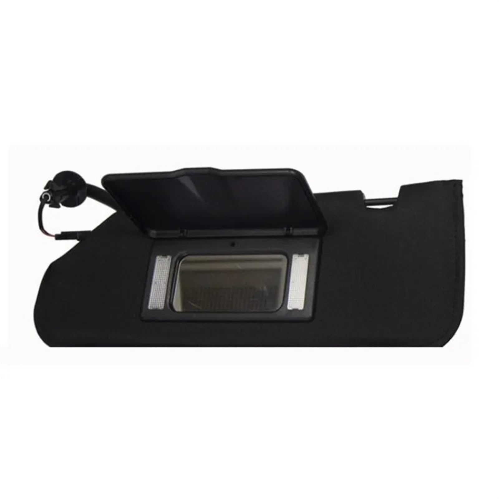 Sonnenblende Sonnenschutz Schwarz Auto Sonnenblende Links Rechts Seite Fahrer Beifahrerseite Für Chevrolet Für Corvette Für C6 2005 2006 2007 2008 2009 2010 2011 2012 2013(Links) von AVFORA