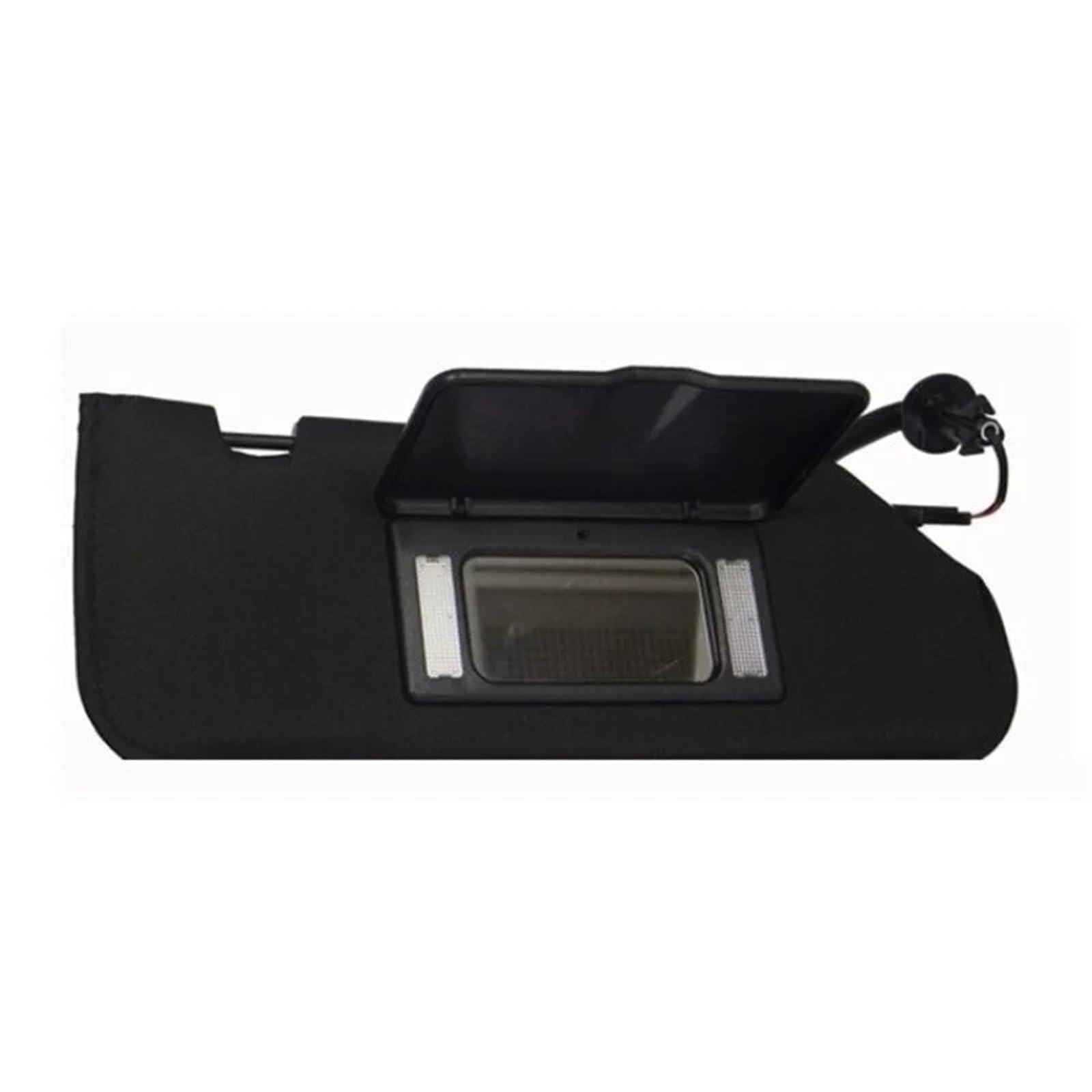 Sonnenblende Sonnenschutz Schwarz Auto Sonnenblende Links Rechts Seite Fahrer Beifahrerseite Für Chevrolet Für Corvette Für C6 2005 2006 2007 2008 2009 2010 2011 2012 2013(Recht) von AVFORA