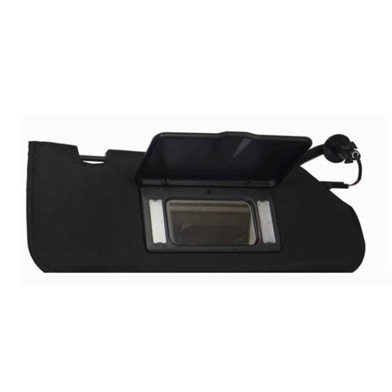 Sonnenblende Sonnenschutz Schwarz Auto Sonnenblende Links Rechts Seite Fahrer Beifahrerseite Für Chevrolet Für Corvette Für C6 2005 2006 2007 2008 2009 2010 2011 2012 2013(Recht) von AVFORA