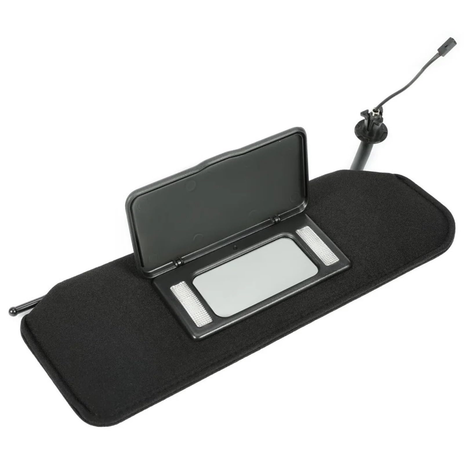 Sonnenblende Sonnenschutz Schwarze Sonnenblende Linke Seite Rechte Seite Fahrer- Und Beifahrerseite Für Chevrolet Für Corvette Für C5 1997 1998-2004 10442033 10442034(Recht) von AVFORA