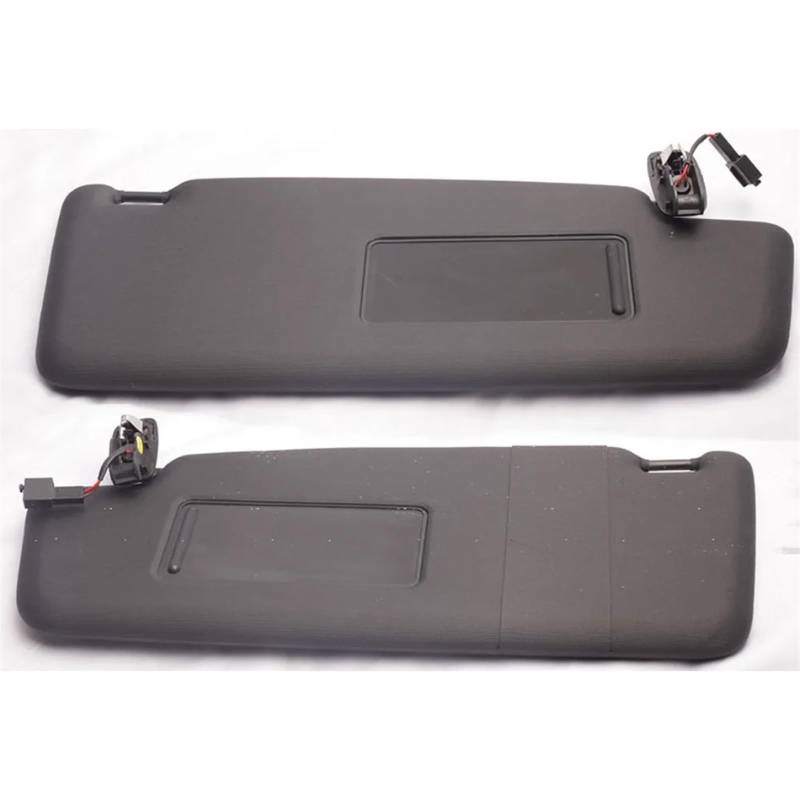Sonnenblende Sonnenschutz Schwarze Sonnenblenden Vorne Links Mit Kabel Für VW Für Scirocco 1K8857551 1K8857552 von AVFORA