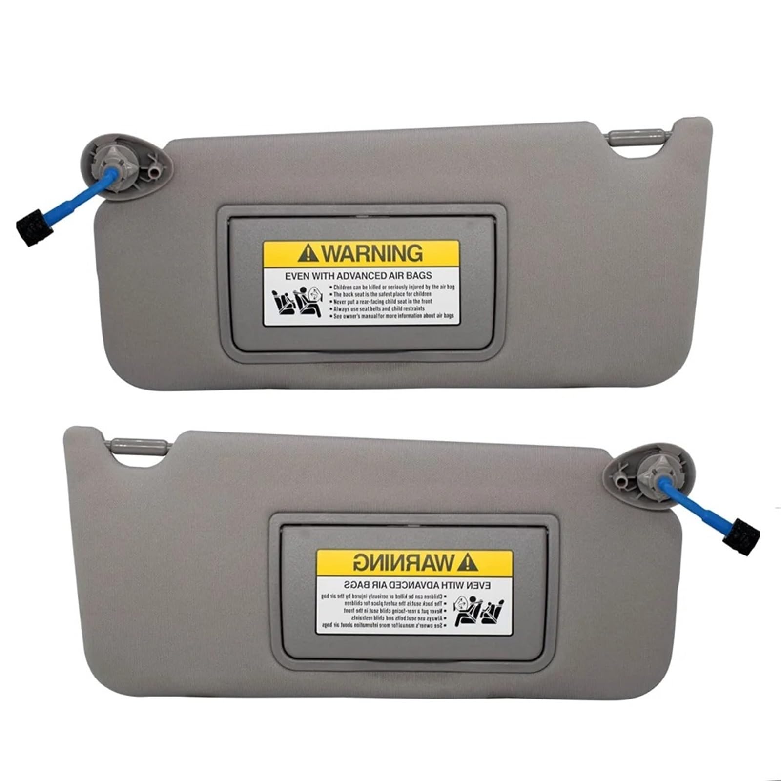 Sonnenblende Sonnenschutz Sonnenblende Fahrerseite Beifahrerseite Beige Grau Linke Seite Rechte Seite Für Accord 2013 2014 2015 2016 2017(A Pair of Gray) von AVFORA