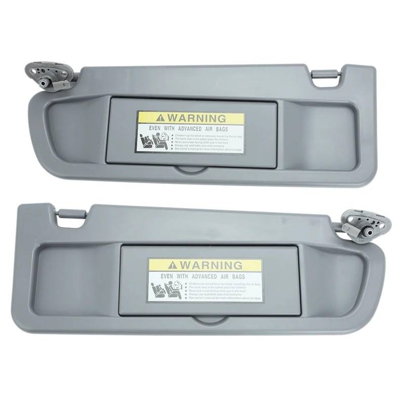 Sonnenblende Sonnenschutz Sonnenblende Für Linke Fahrerseite Rechte Beifahrerseite Für Civic 2006 2007 2008 2009 2010 2011 83230-SNA-A01ZB(Gray 1 Set) von AVFORA
