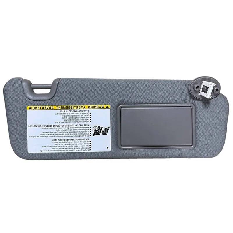 Sonnenblende Sonnenschutz Sonnenblende Links Rechts Seite Fahrer Beifahrerseite Beige Für Toyota Für Highlander 2014 2015 2016 2017 2018 2019 74320-0E074-A0(Grey Right) von AVFORA