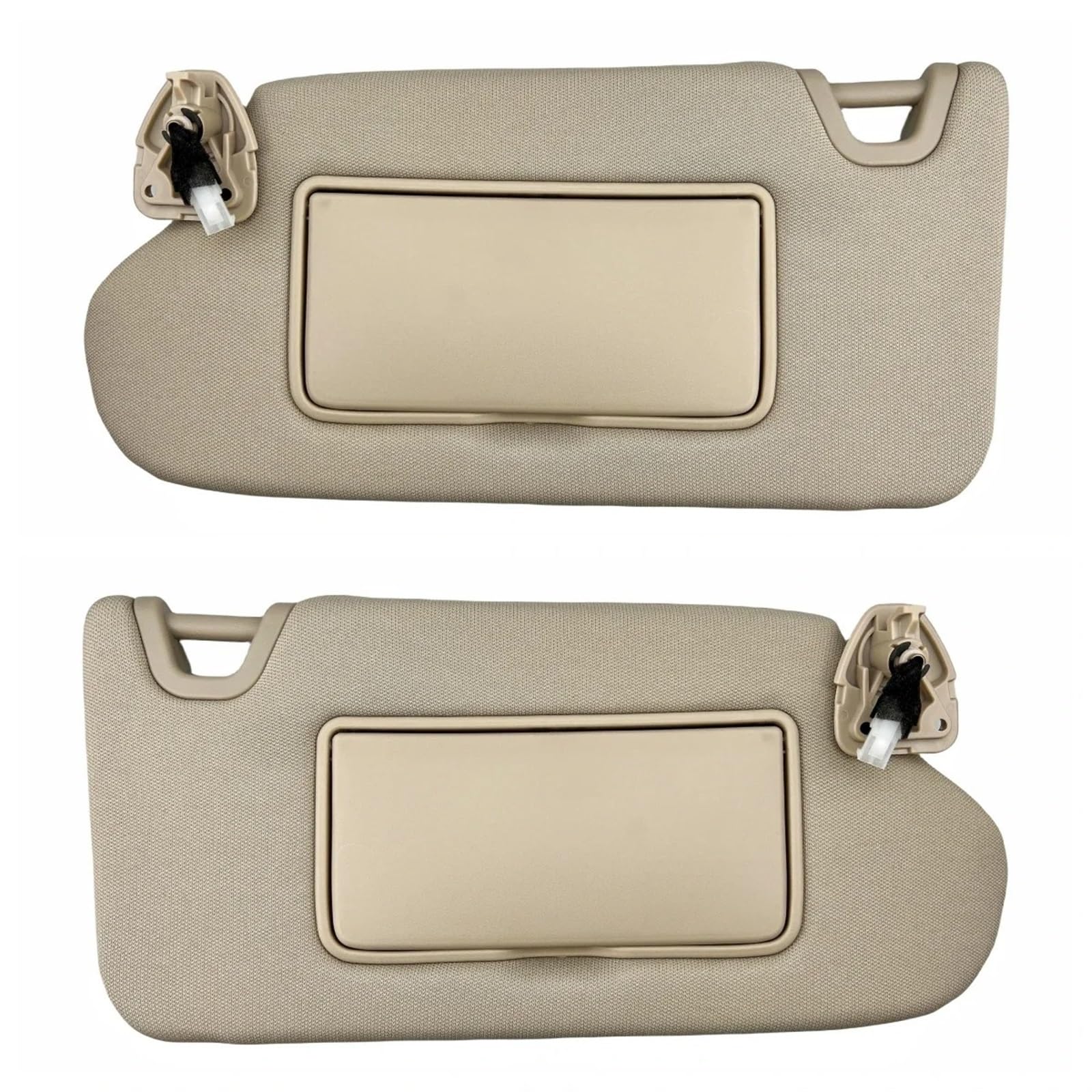 Sonnenblende Sonnenschutz Sonnenblende Mit Licht Für Nissan Für Altima 2013 2014 2015 2016 2017 2018 96401-3TA2A 96400-3TA2A(Beige Left and Right) von AVFORA